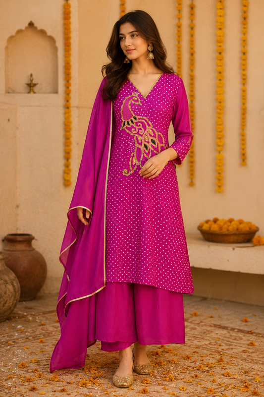 Rangili Bandhej Suit