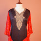 Rangrez Noir Bandhej Set