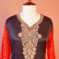 Rangrez Noir Bandhej Set