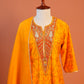 Marigold Ikat Kurta Set