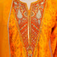 Marigold Ikat Kurta Set