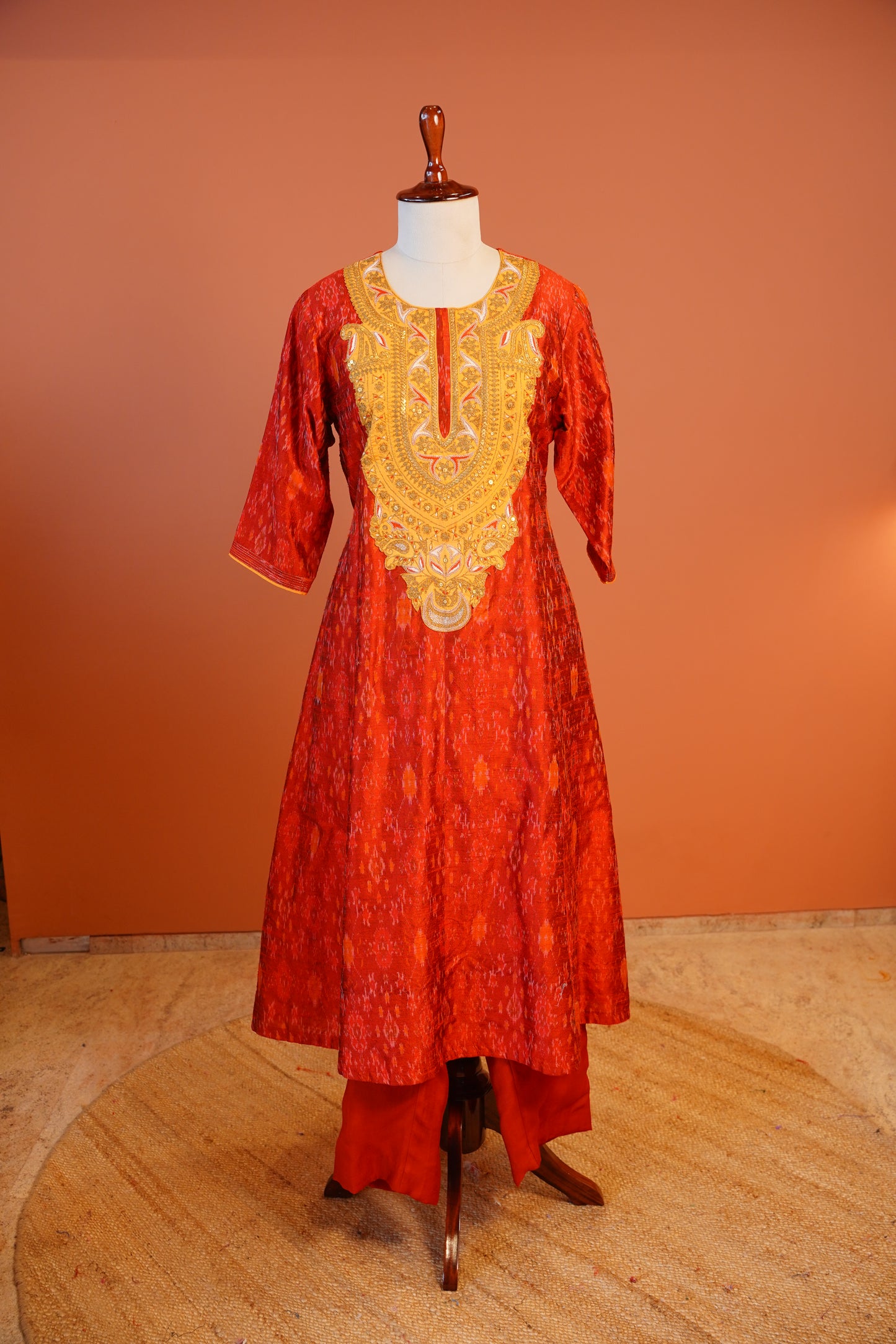 Rooh Ikat Kurta Set