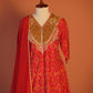Kesari Ikat Kurta Set