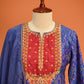 Neel Rang Ikat Kurta Set