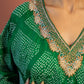 Emerald Bandhej Dhoti Set