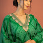 Emerald Bandhej Dhoti Set