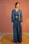 Midnight Blue Blazer Set