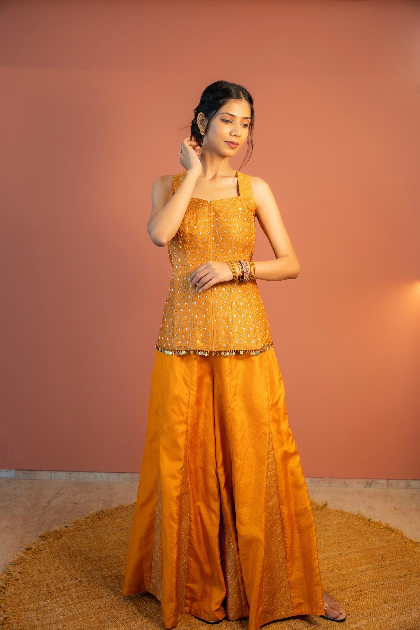 Sunshine Banarasi Co-Ord Set