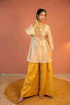 Golden Glow peplum set