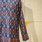 Multicolor Ikat Raw Silk Kurta
