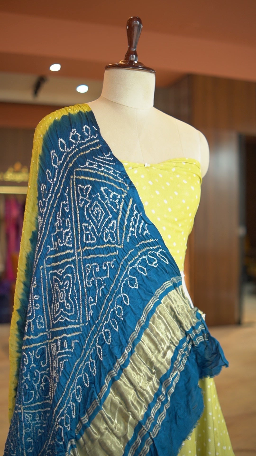 Sunlit Indigo Lehenga Set