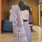 Dusty Lavender Banarasi Saree