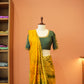 Golden Meadow Leheriya Silk Saree