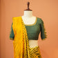 Golden Meadow Leheriya Silk Saree