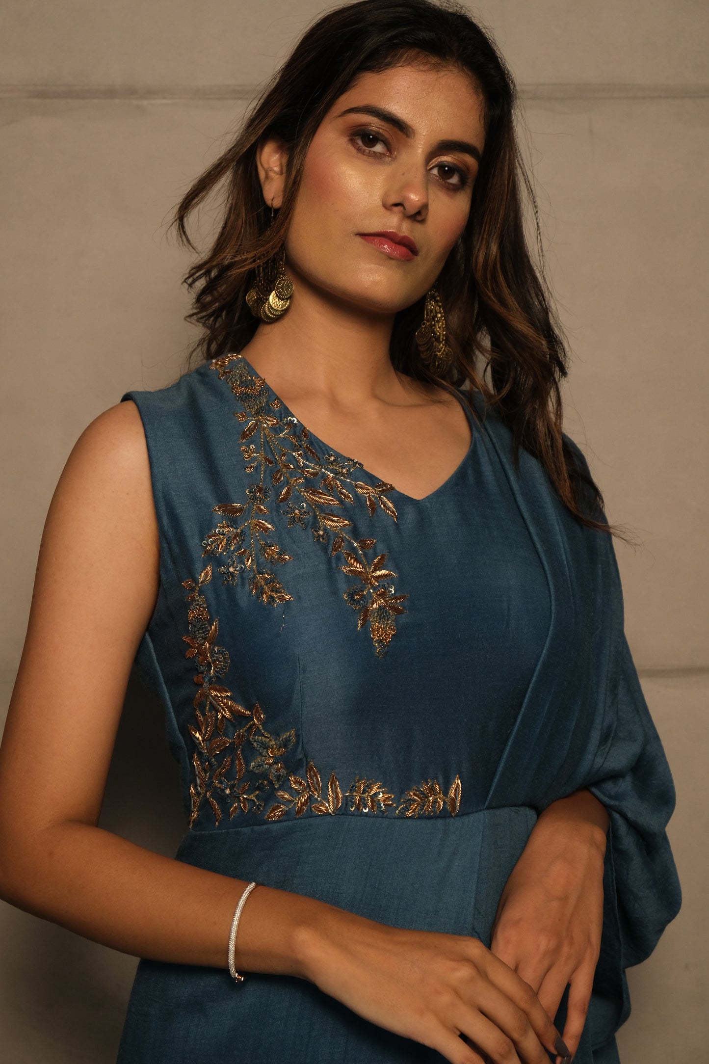 Noor Monga Silk Gown