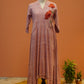 Peach Floral Linen One Piece