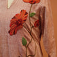 Peach Floral Linen One Piece