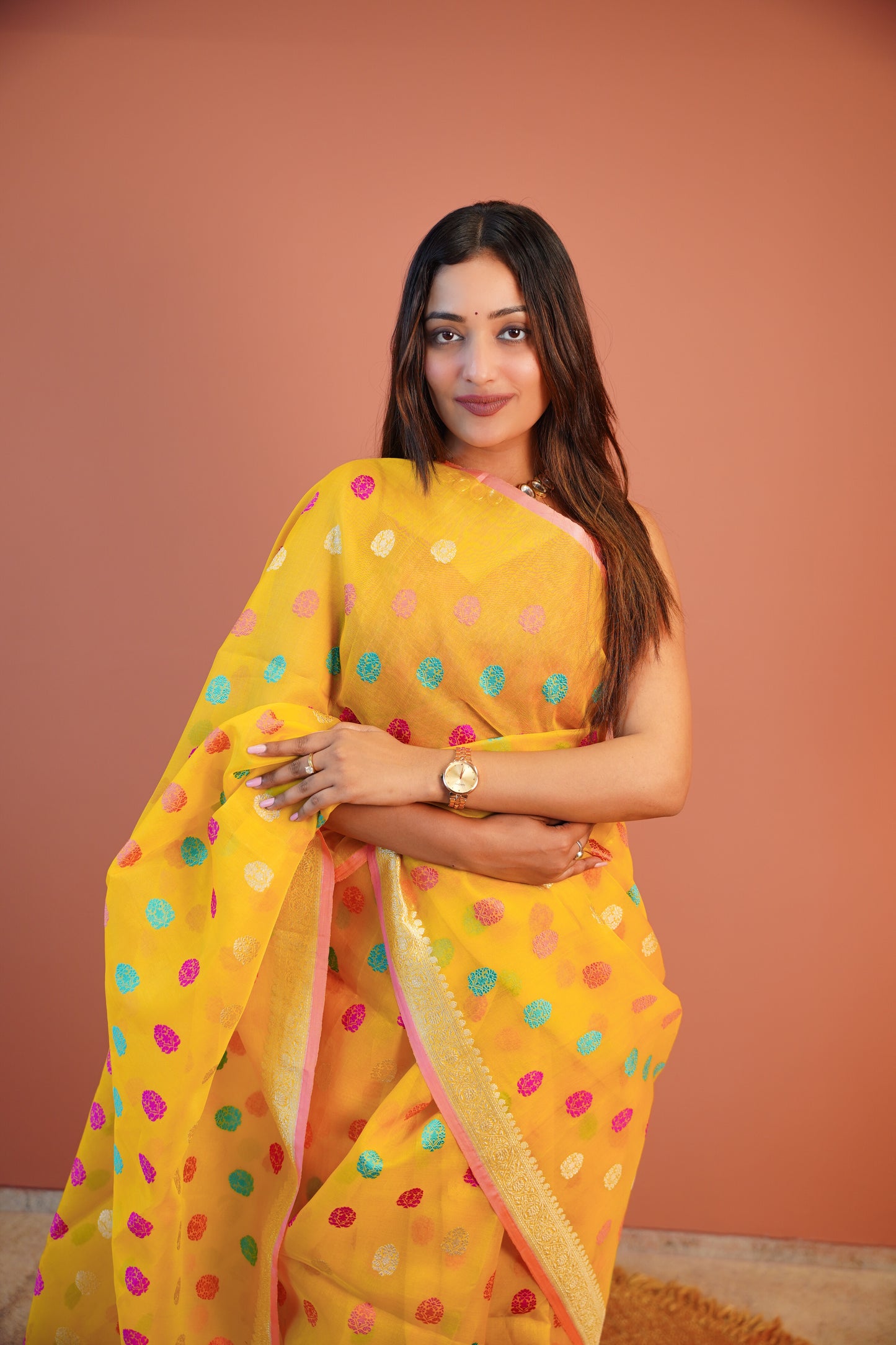 Phoolrang Organza Saree