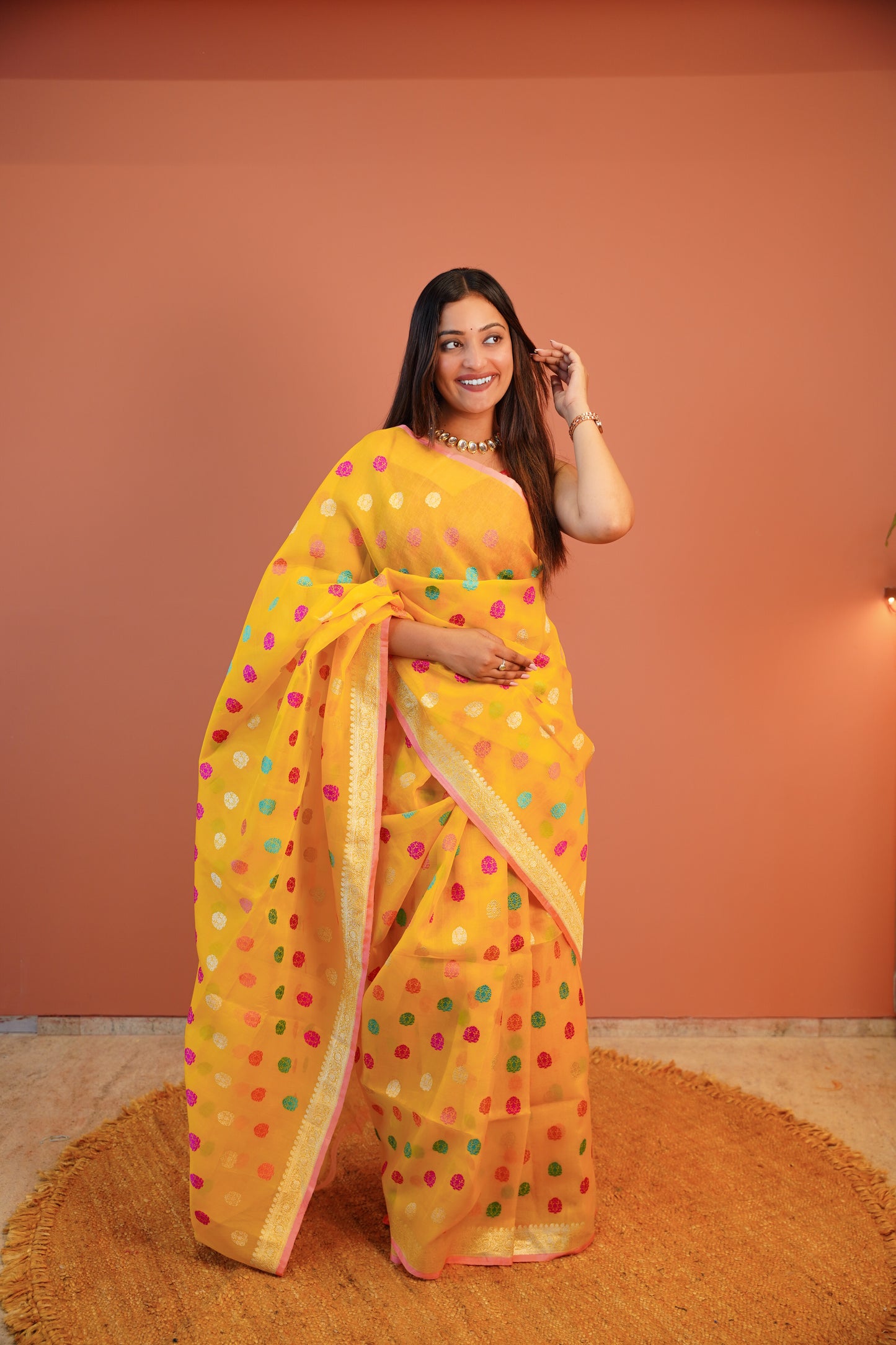 Phoolrang Organza Saree