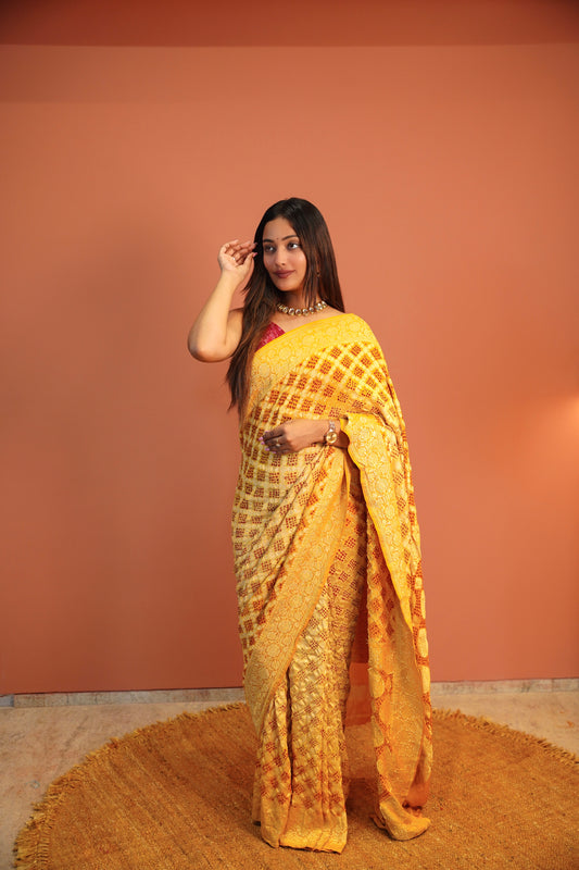 Surya Jaal Banarasi Saree