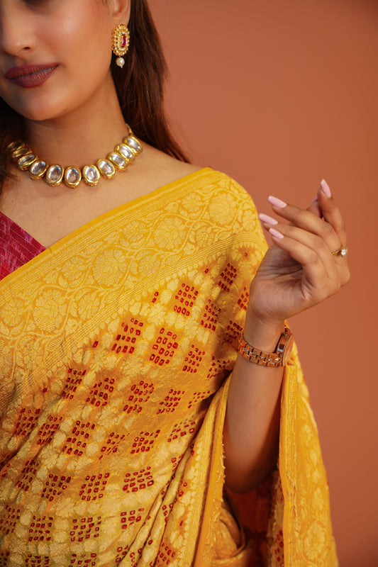 Surya Jaal Banarasi Saree