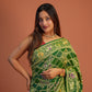 Panna Banarasi Bandhej Saree