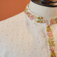 Ivory Bhagalpuri Cotton Silk Kurta