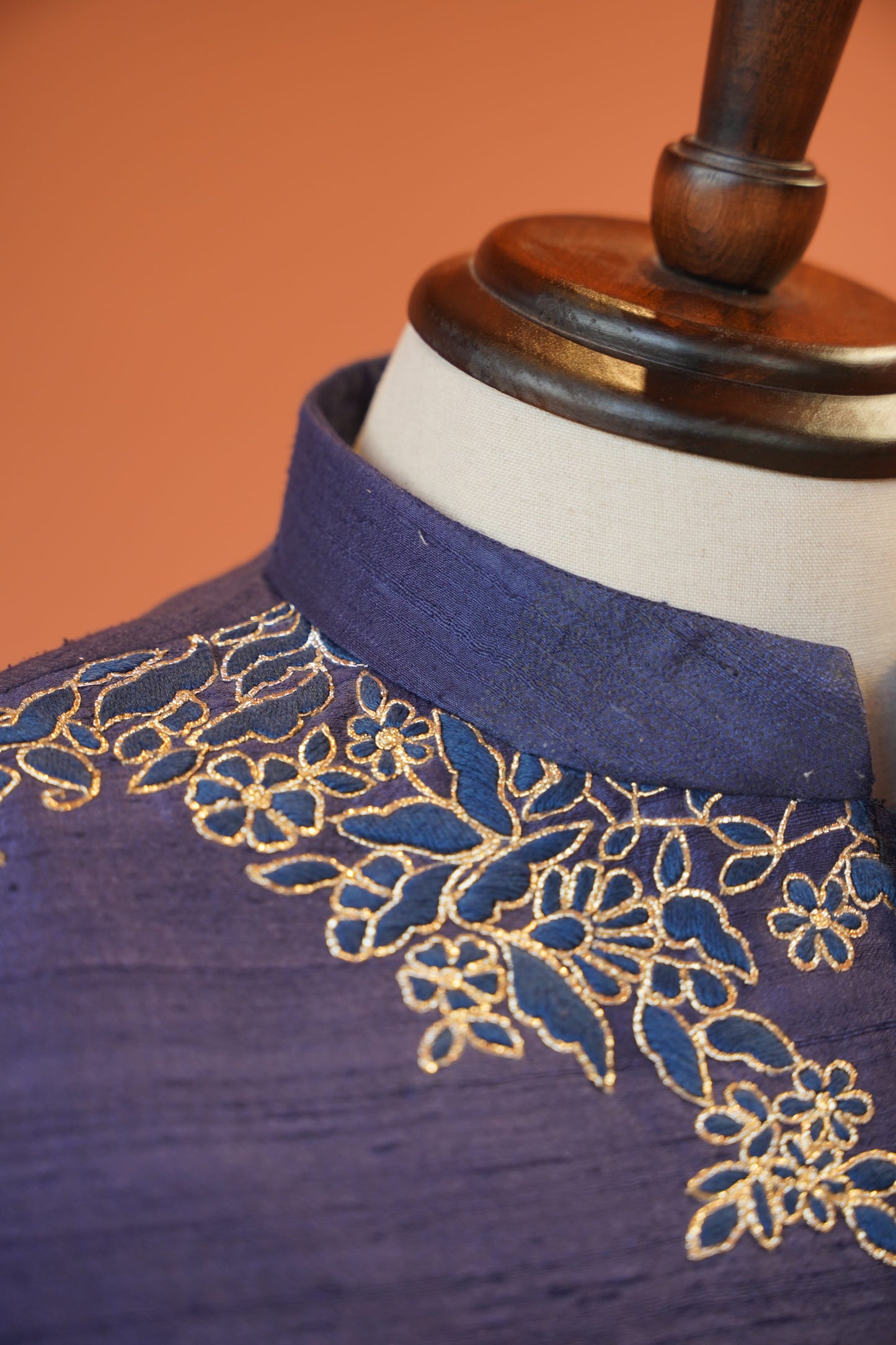 Royal Blue Zardosi Jacket