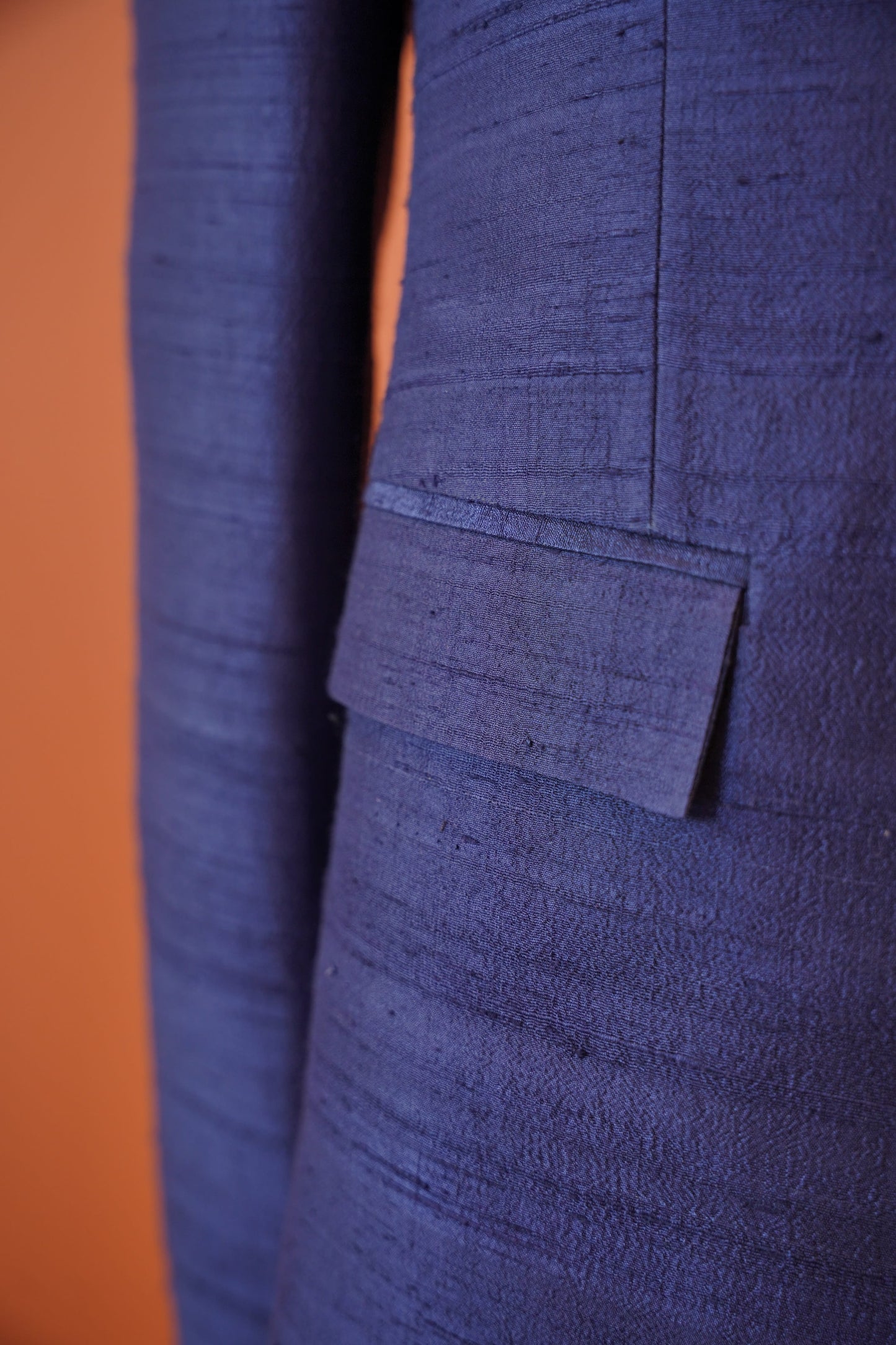 Royal Blue Zardosi Jacket