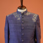 Royal Blue Zardosi Jacket
