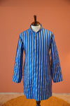 Royal Blue Pure Banarasi Silk Kurta