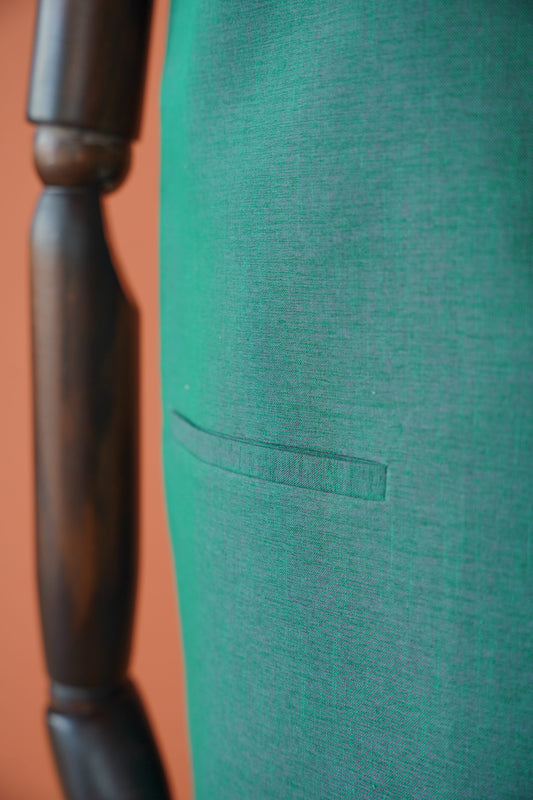 Emerald Green Classic Nehru Jacket