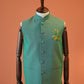 Emerald Green Classic Nehru Jacket