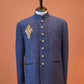 Blush Parsi Embroidered Nehru Jacket