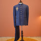 Blush Parsi Embroidered Nehru Jacket