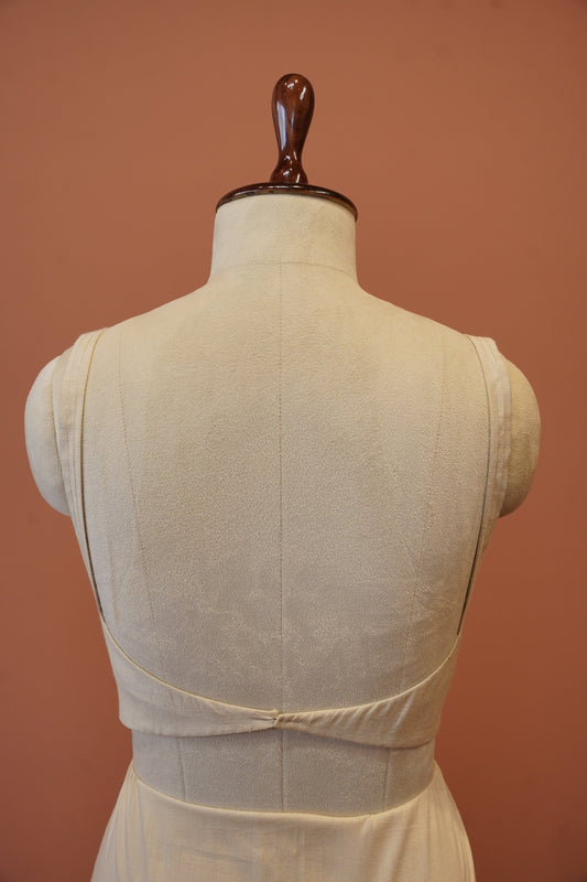 Ivory Banarasi Blouse