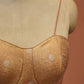 Champagne Bustier Blouse