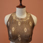 Antique Gold Halter Blouse