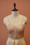 Champagne Bustier Blouse
