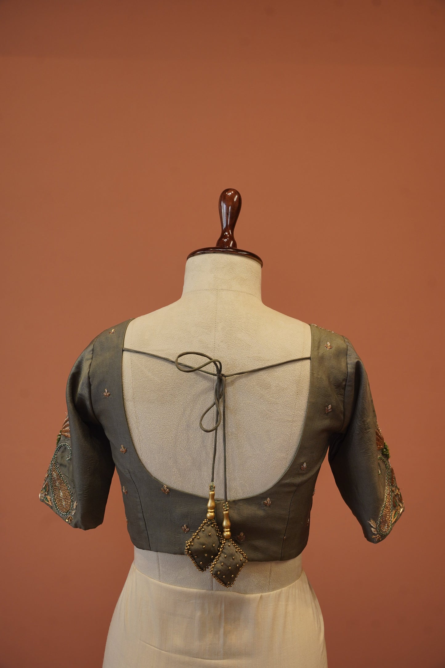 Olive Zardosi Blouse