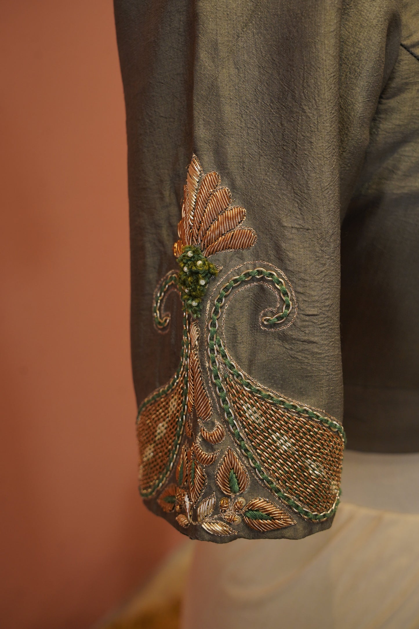 Olive Zardosi Blouse