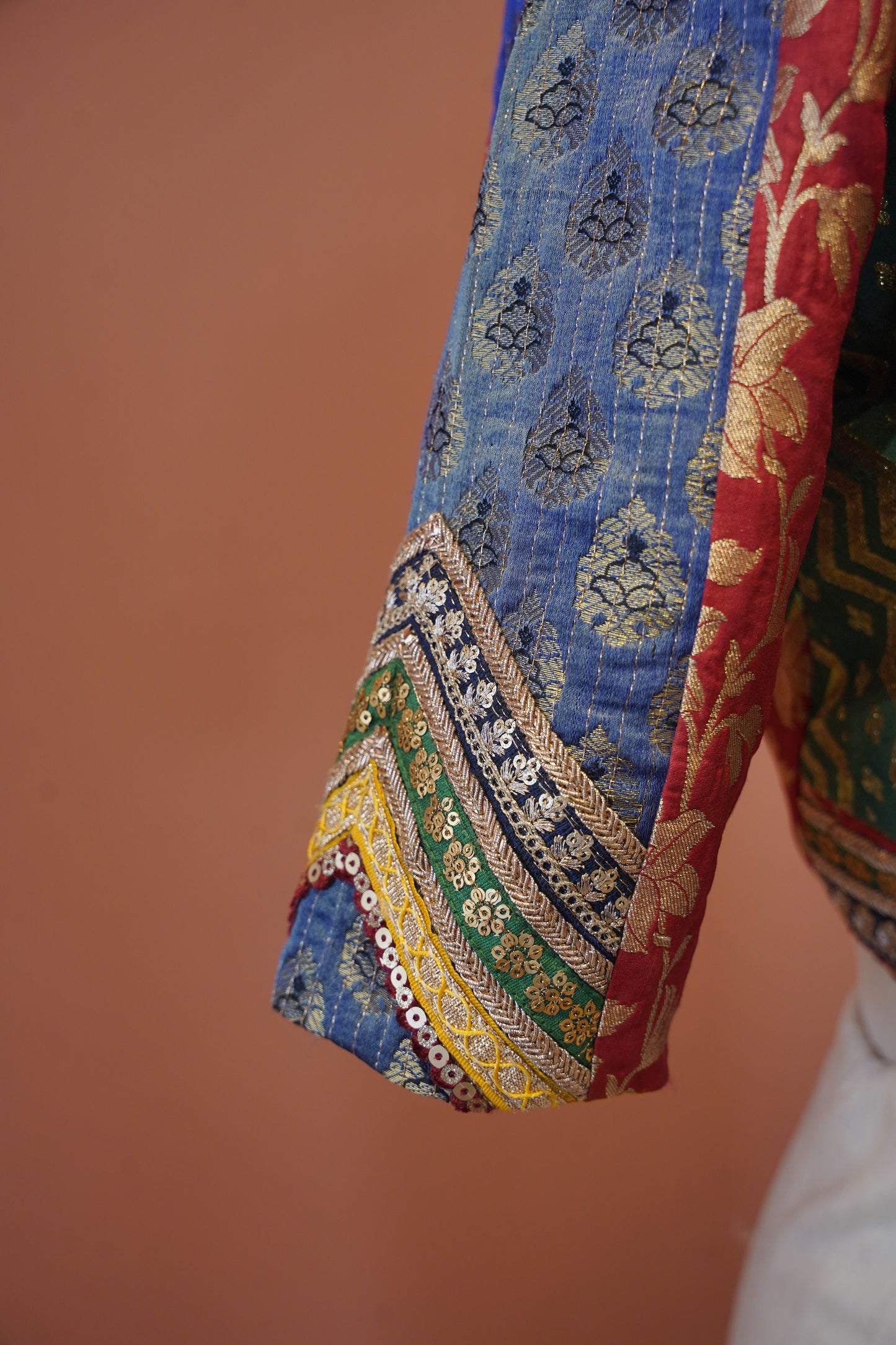 Mustard Banarasi Blouse