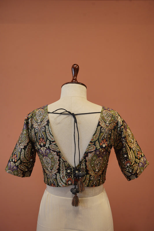 Kaala shahi banarasi Blouse