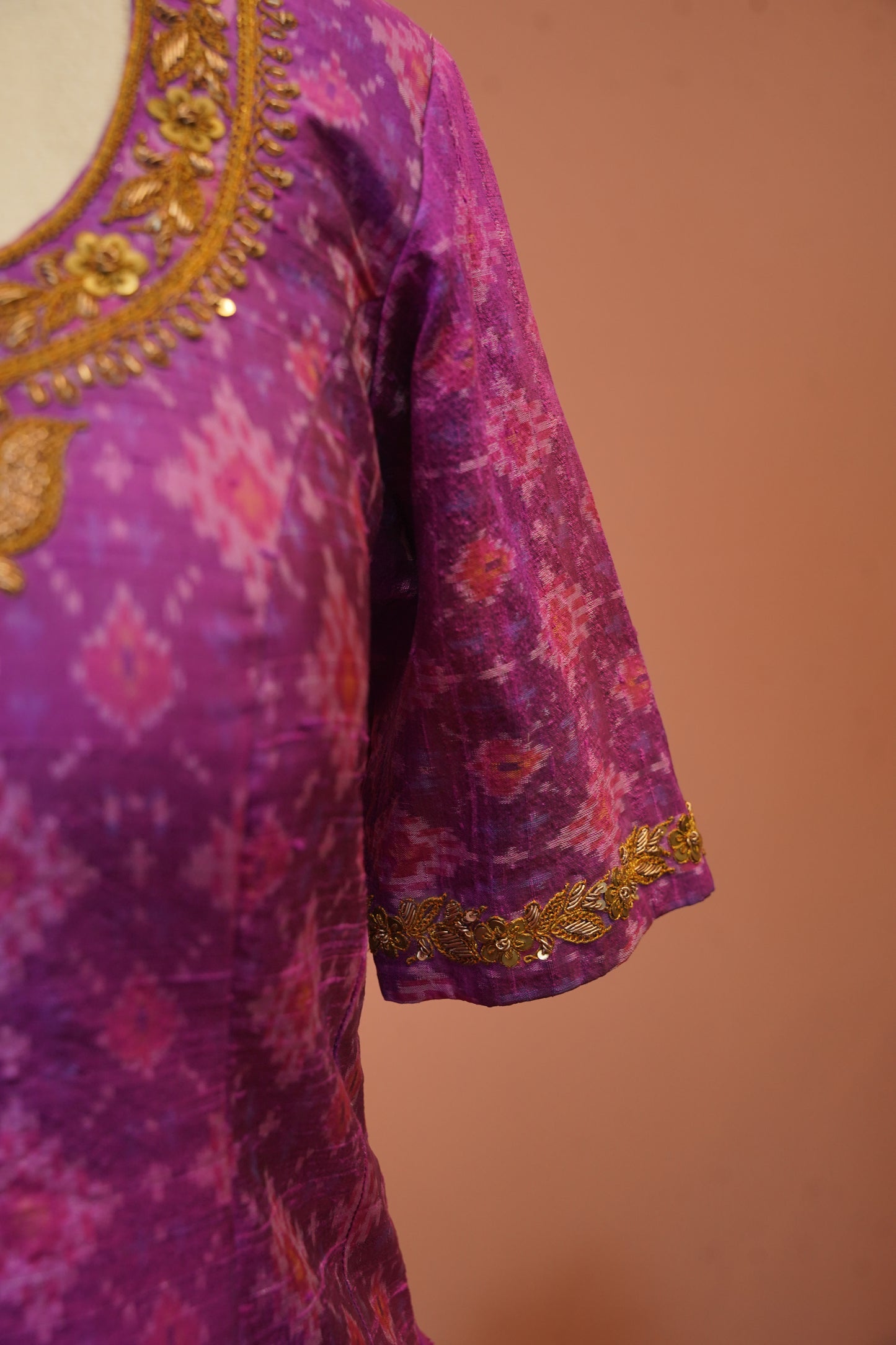 Pink patola Blouse