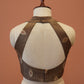Antique Gold Halter Blouse