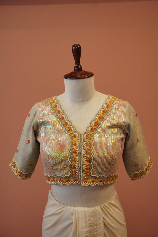Zariya Sequin Blouse