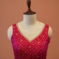 Gulnaar Bandhej V-neck Blouse