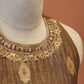 Antique Gold Halter Blouse