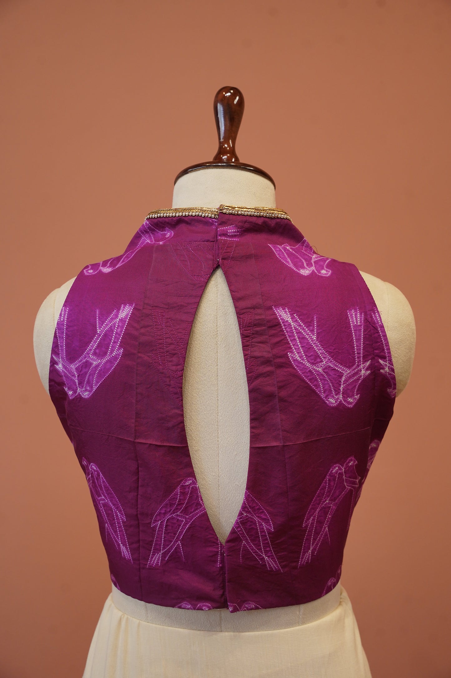 Shibori magenta Blouse