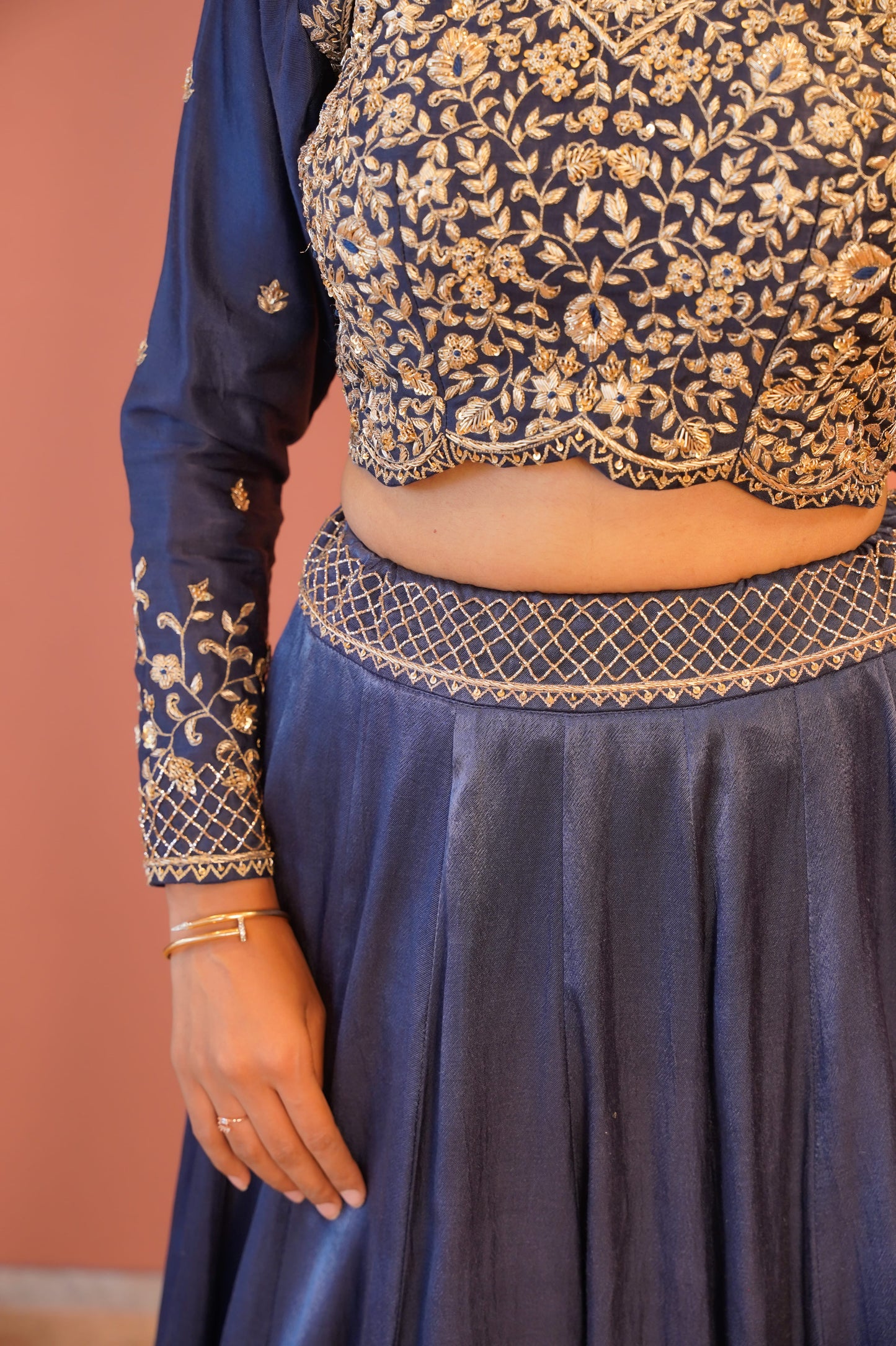 Midnight Noor Lehenga